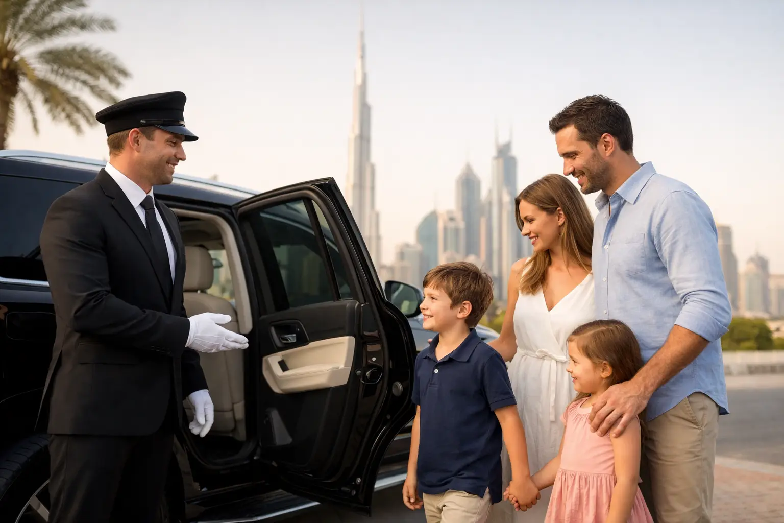 Chauffeur Service for Families in Dubai UAE